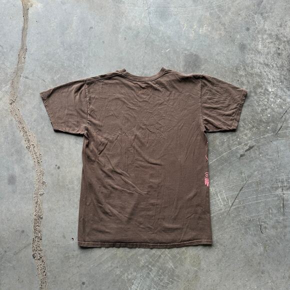 Vintage Billabong T-Shirt Women's L Brown Distressed Gradient Graphic Tee - Picture 7 of 8